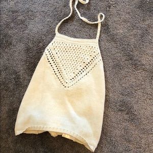 3/$16✨Kendall and Kylie Crochet Halter top